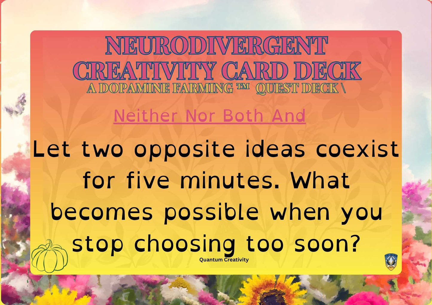 Neurodivergent Creativity Deck