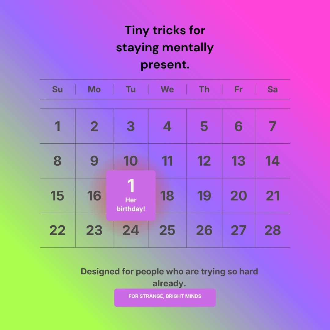 Finals Week Survival Calendar