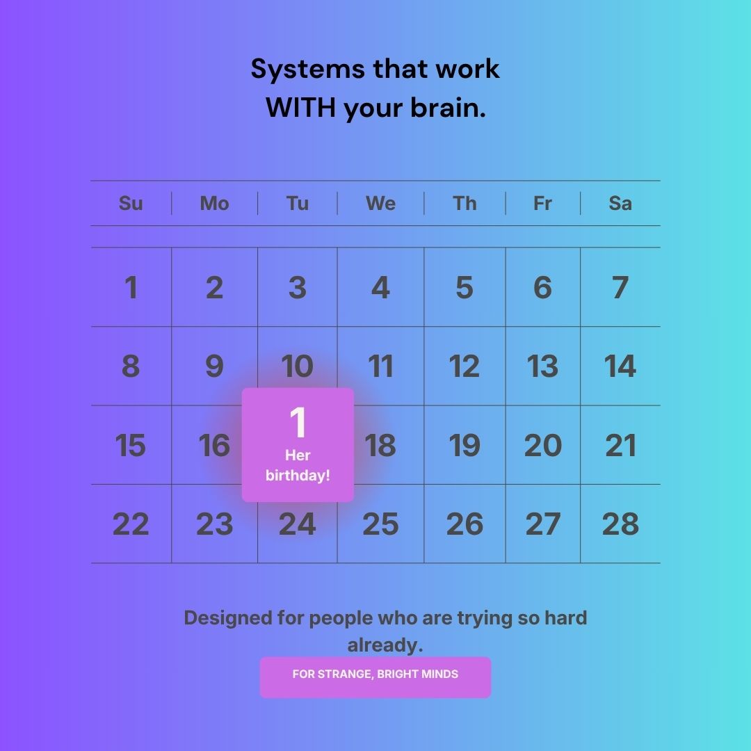 Teacher Survival Field Calendar