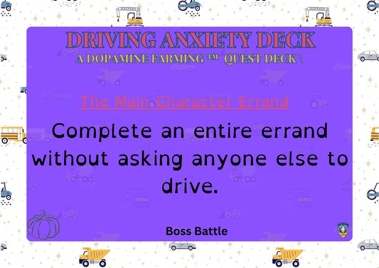 Driving Anxiety Deck