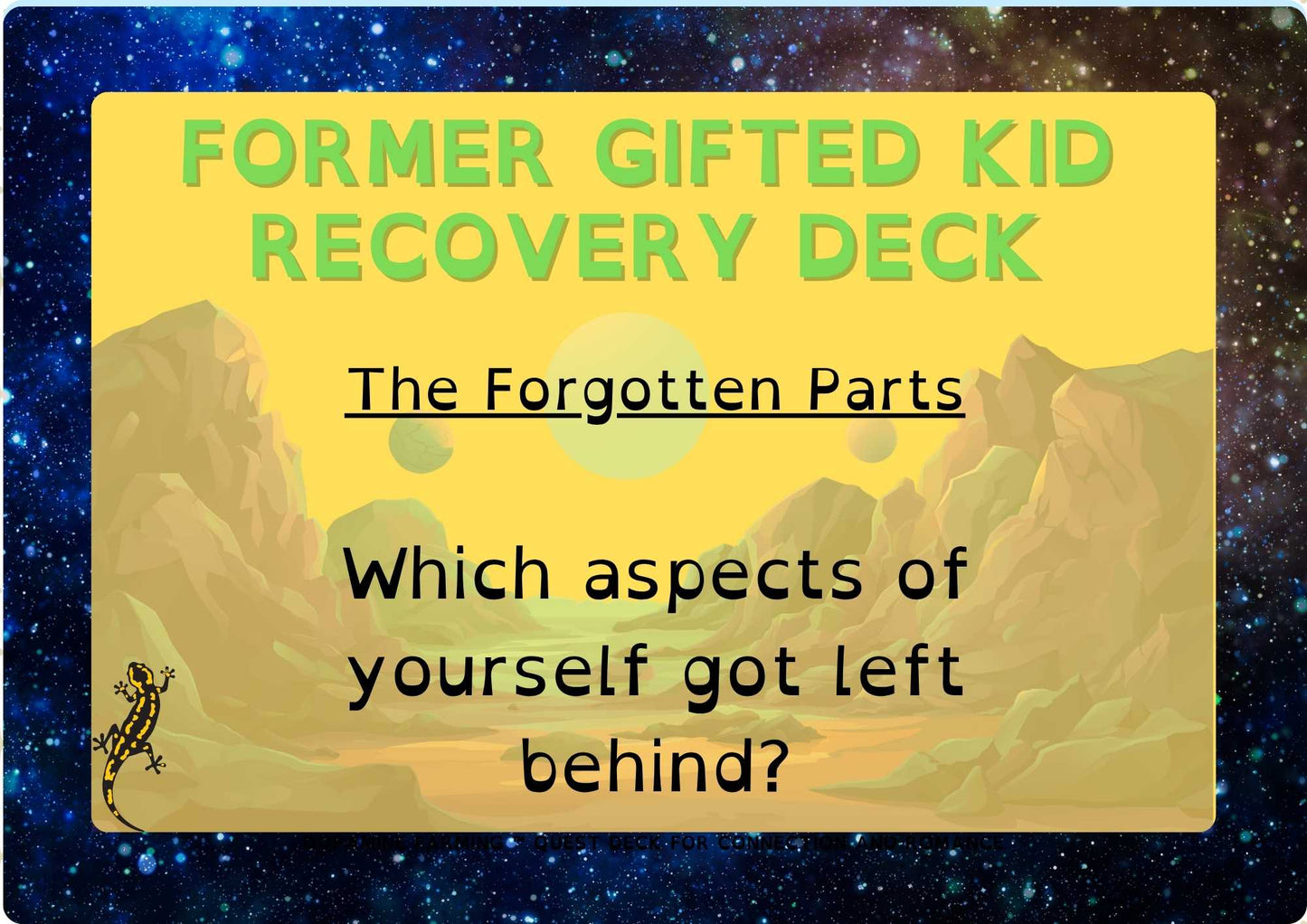 Former Gifted Child Recovery Deck