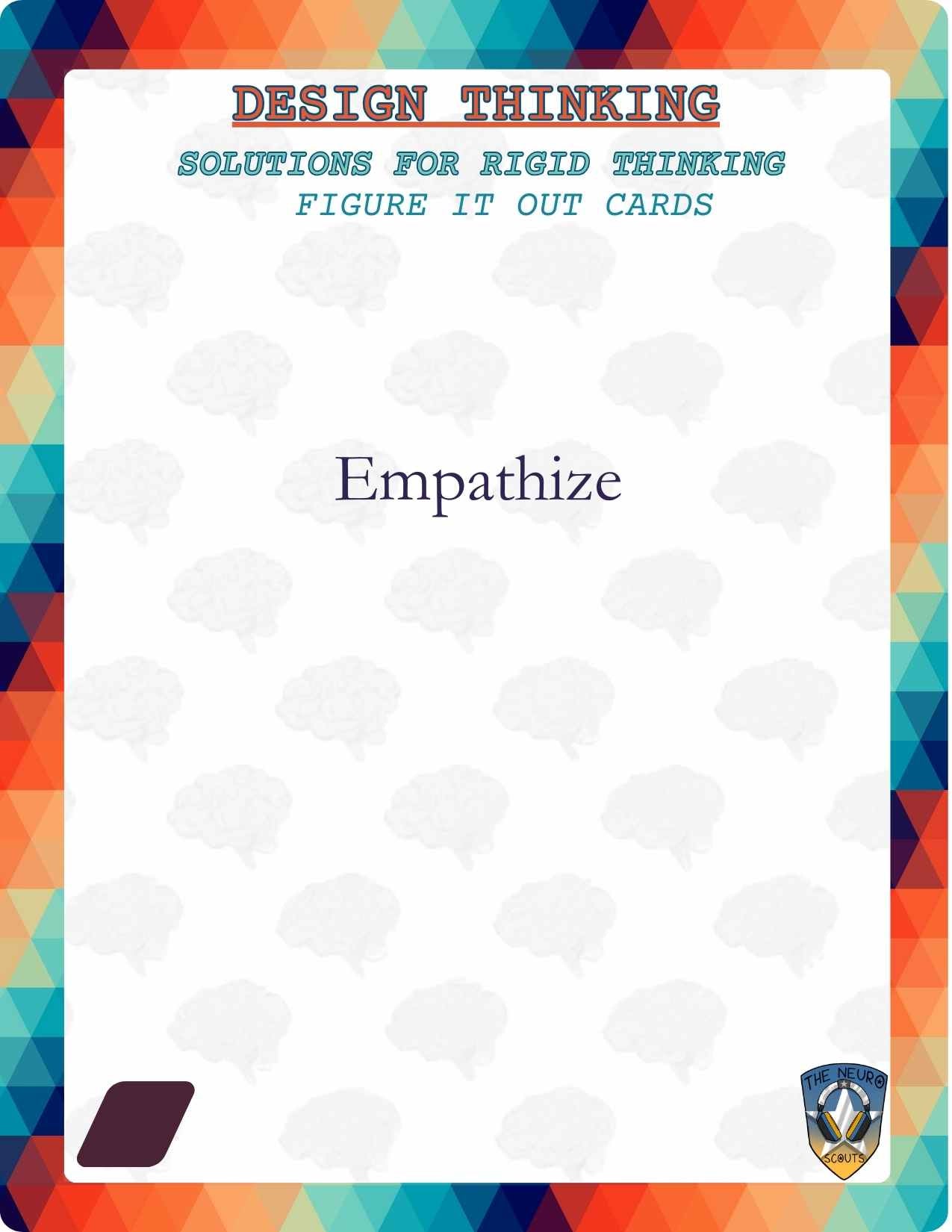 DESIGN THINKING DECK - Part 1