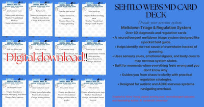 SEHTLO WEBS MD CARD DECK