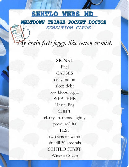 SEHTLO WEBS MD CARD DECK