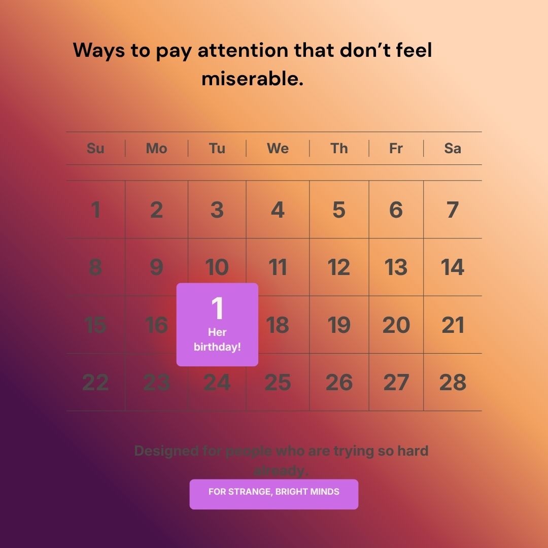 Job Hunting Survival Calendar