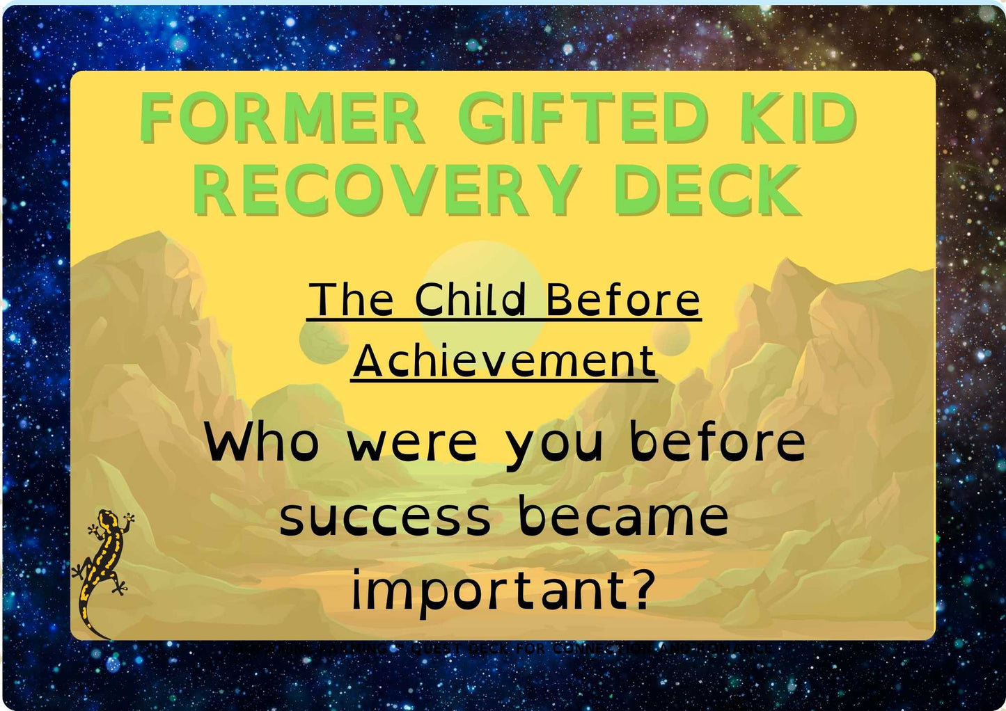 Former Gifted Child Recovery Deck