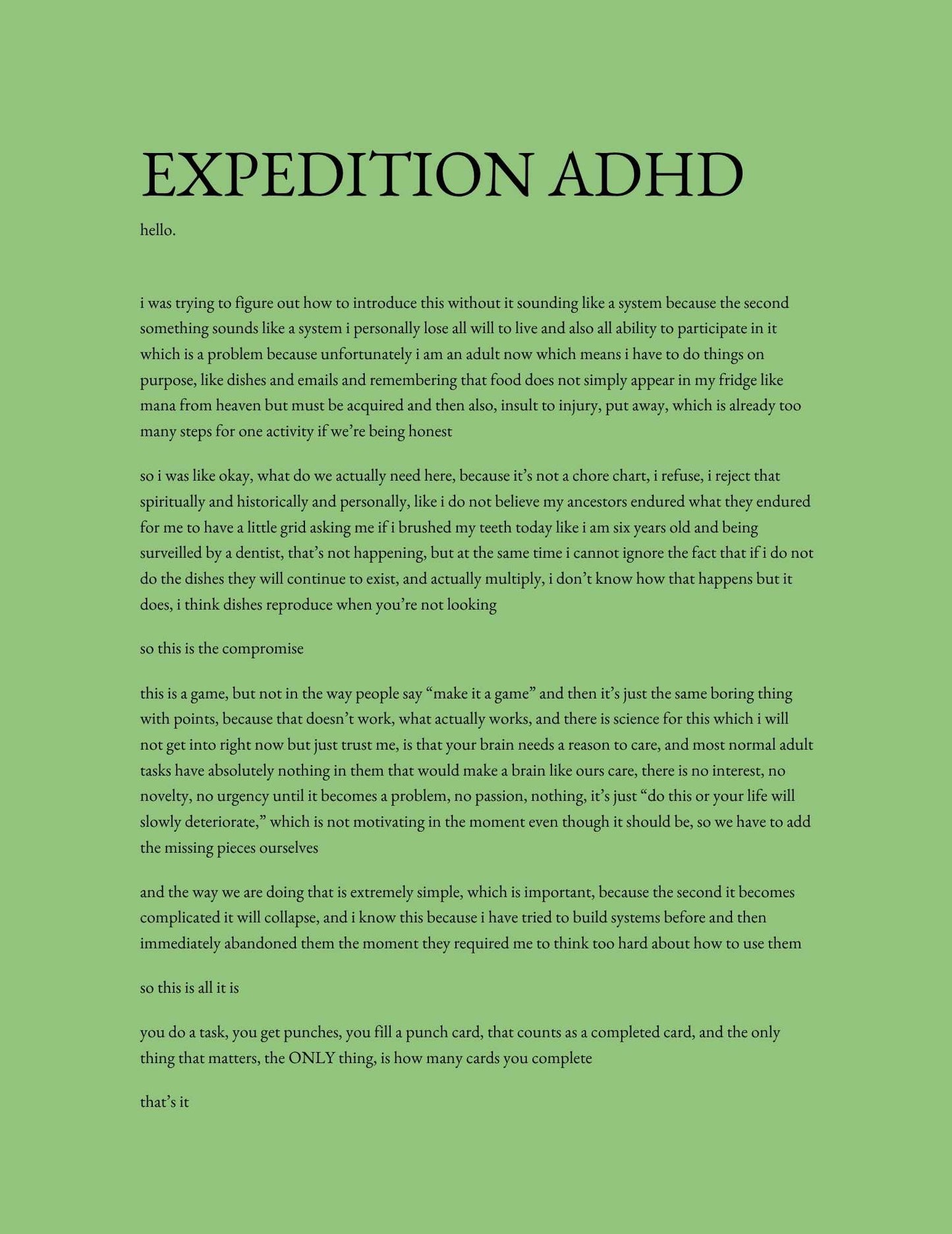 Expedition ADHD:A live executive-function game