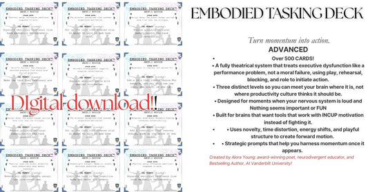 EMBODIED TASKING DECK - Advanced
