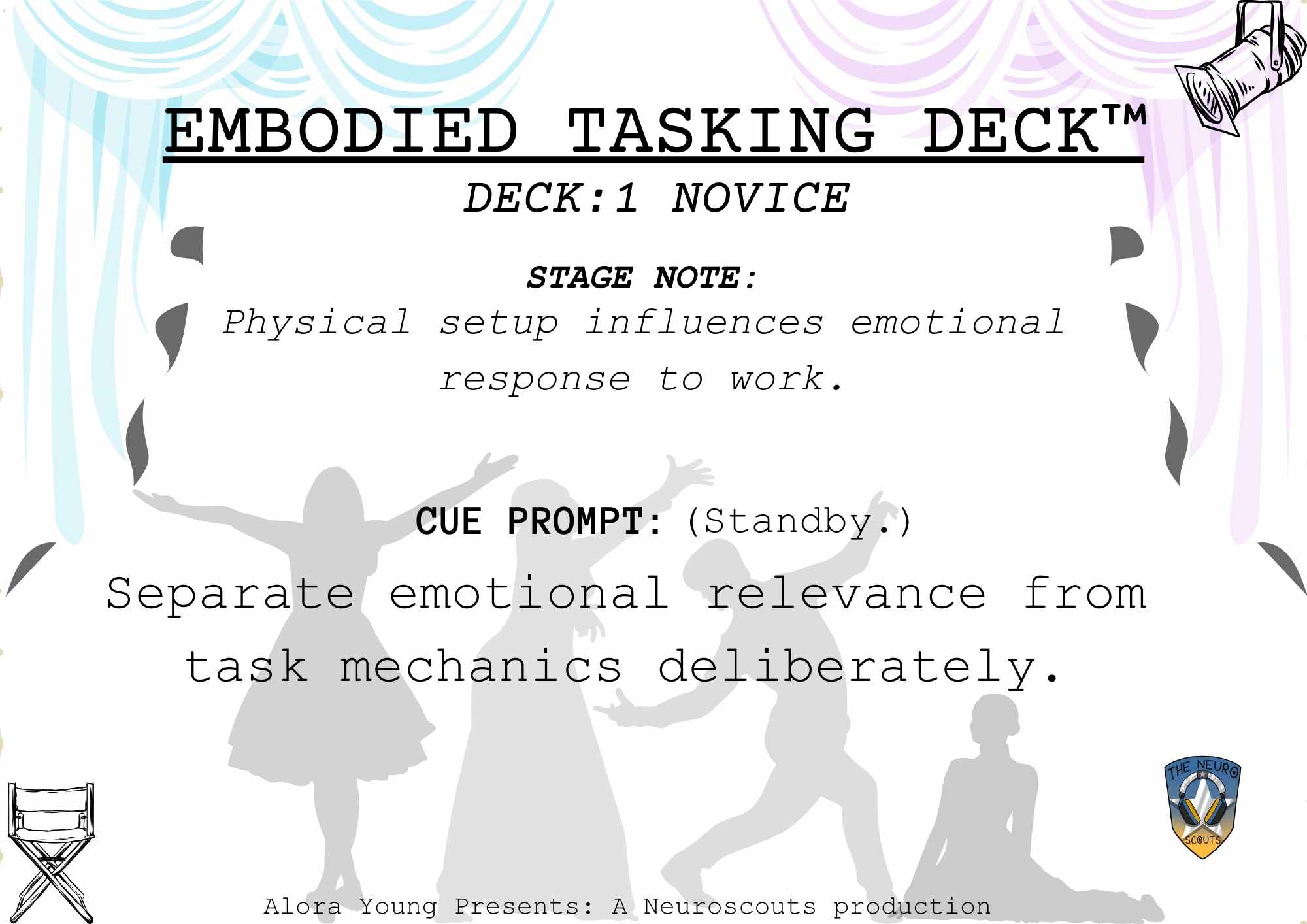 EMBODIED TASKING DECK:NOVICE