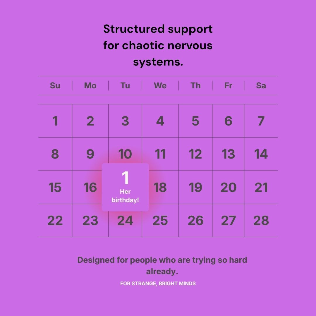 High School Honors Student Survival Calendar
