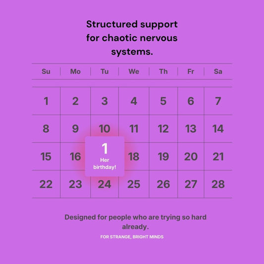 High School Honors Student Survival Calendar