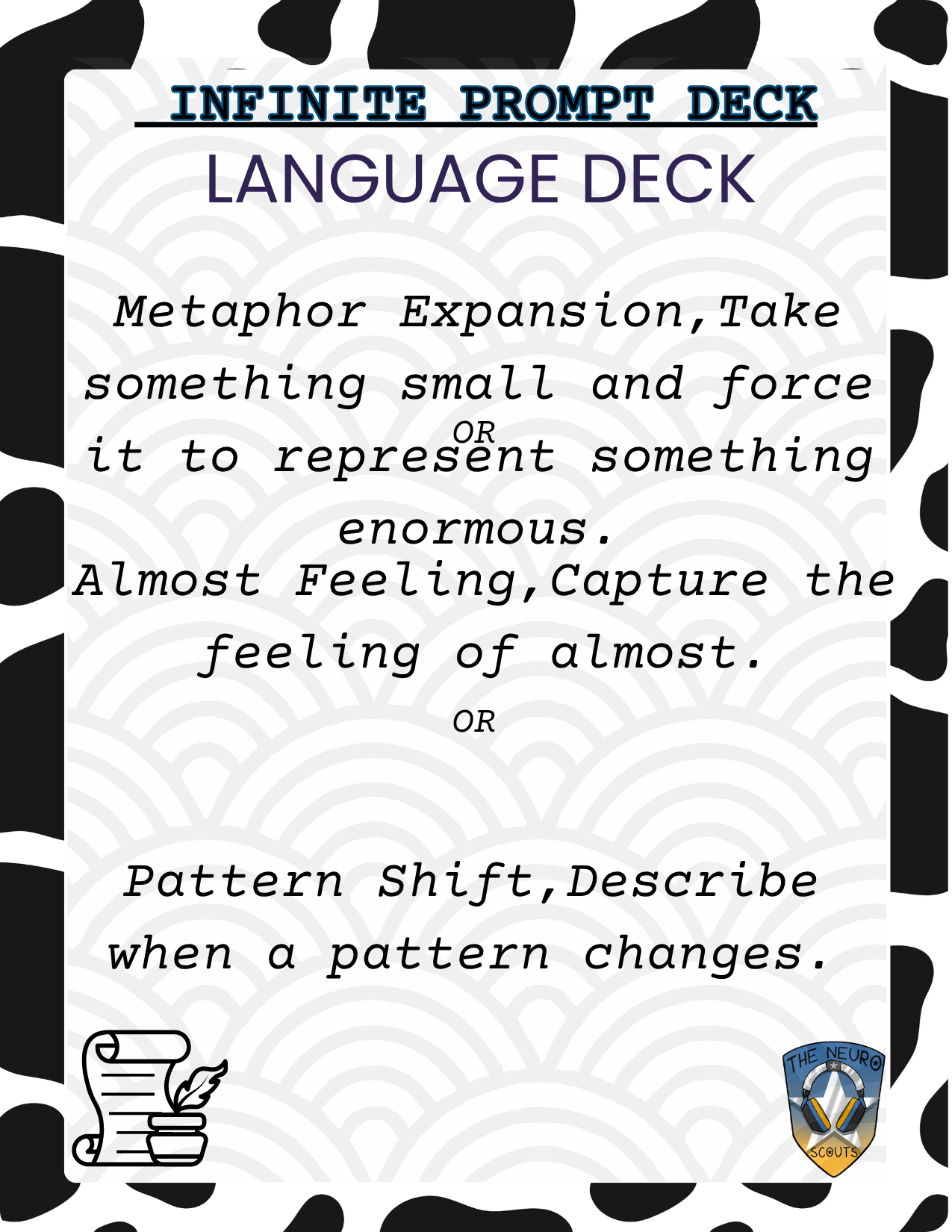 Playing With Language Deck
