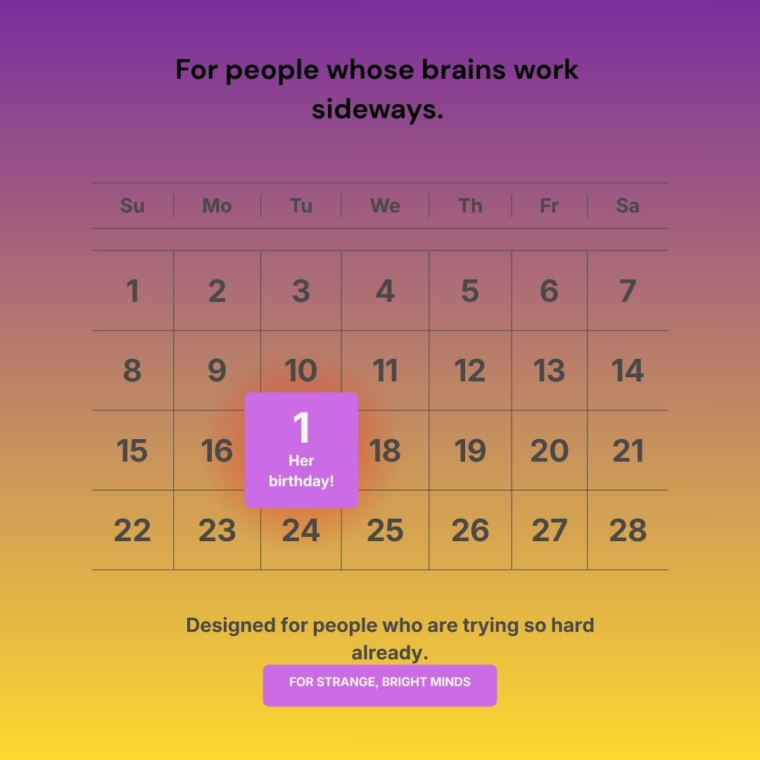 PMDD Survival Calendar