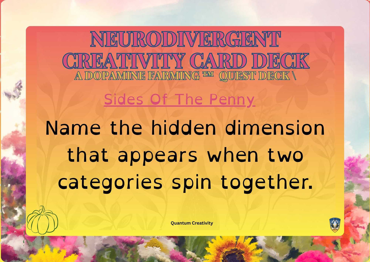 Neurodivergent Creativity Deck