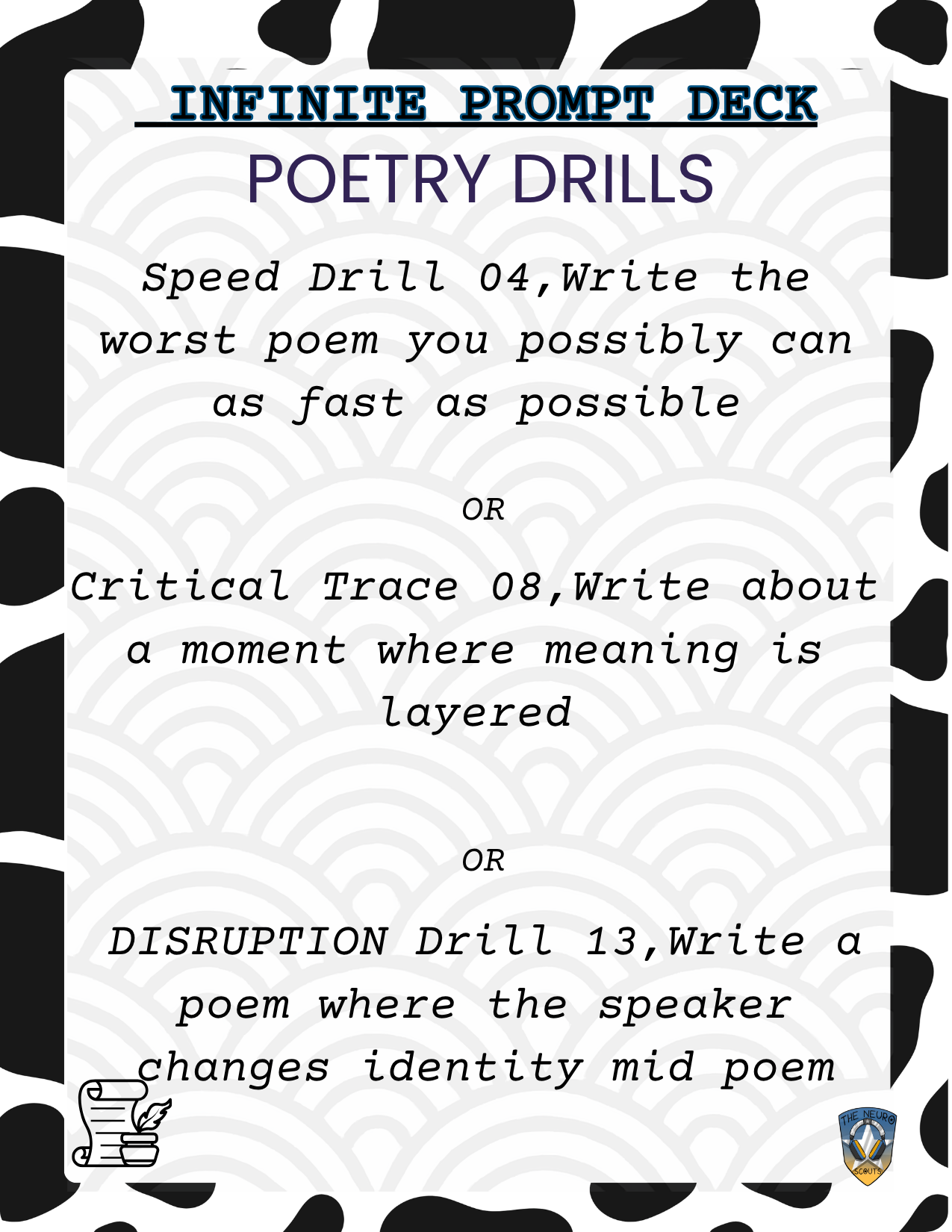 Poetry Drills Deck