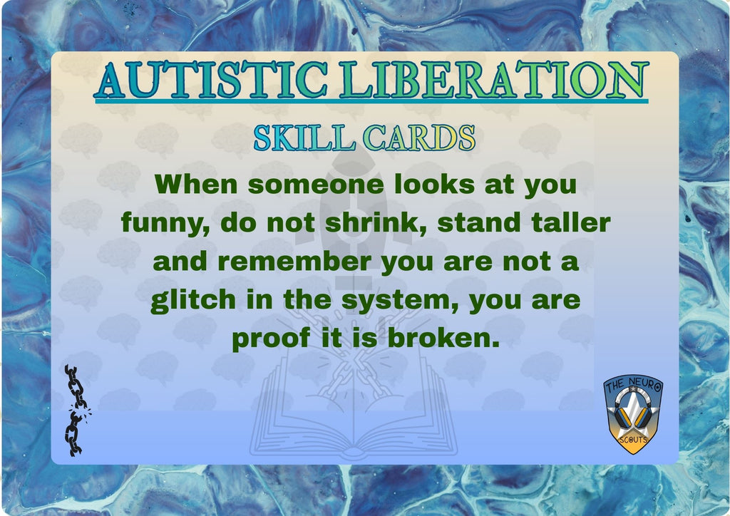 AUTISTIC LIBERATION SKILL CARDS
