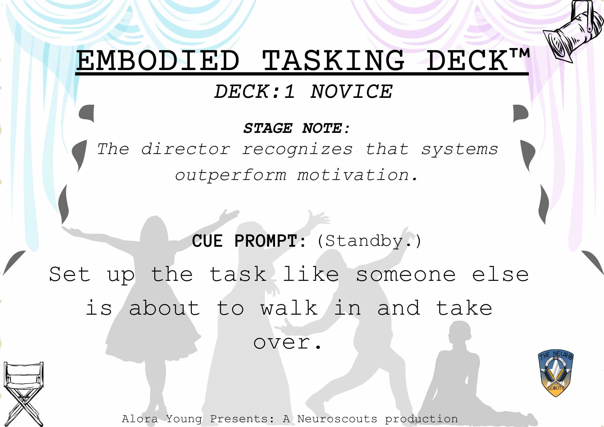 EMBODIED TASKING DECK:NOVICE