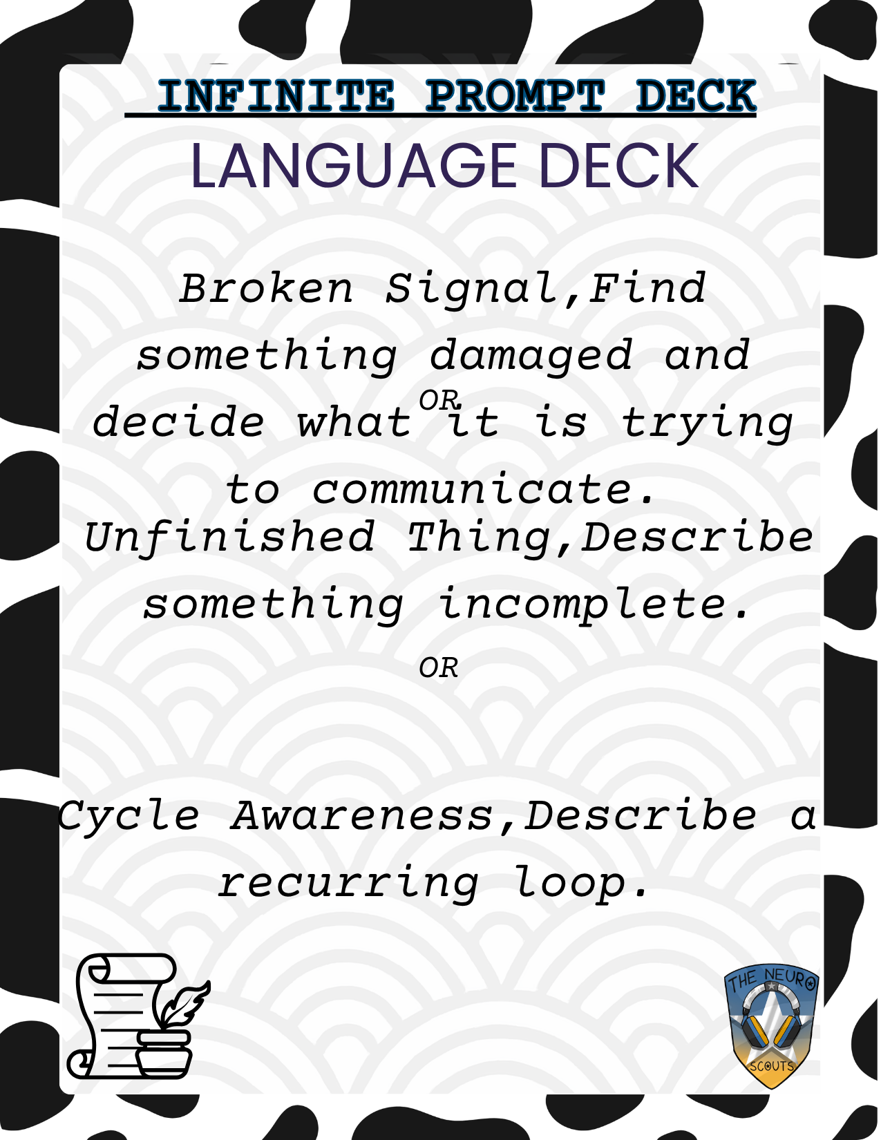 Playing With Language Deck