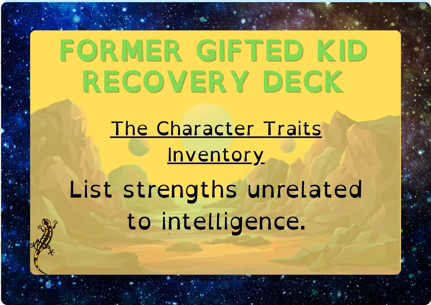 Former Gifted Child Recovery Deck