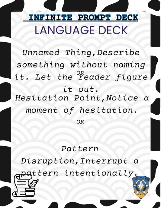 Playing With Language Deck