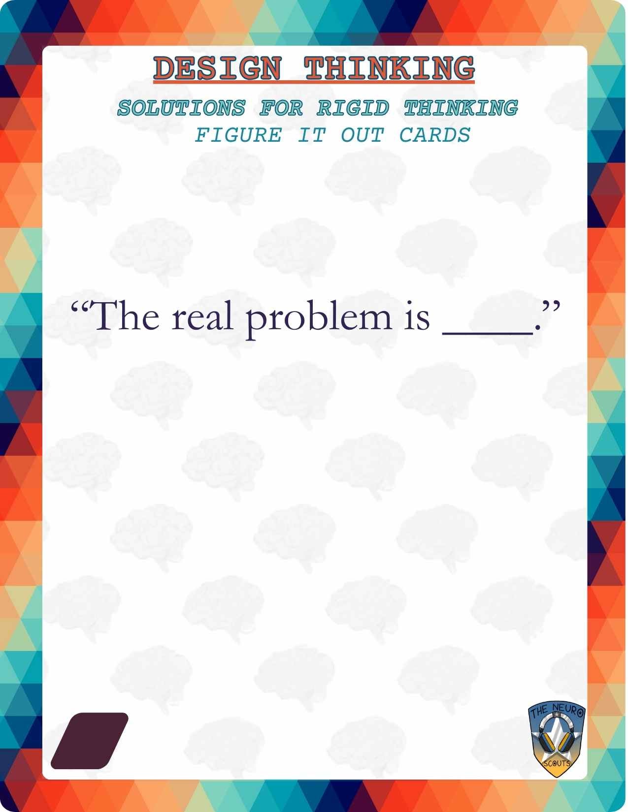 DESIGN THINKING DECK - Part 1
