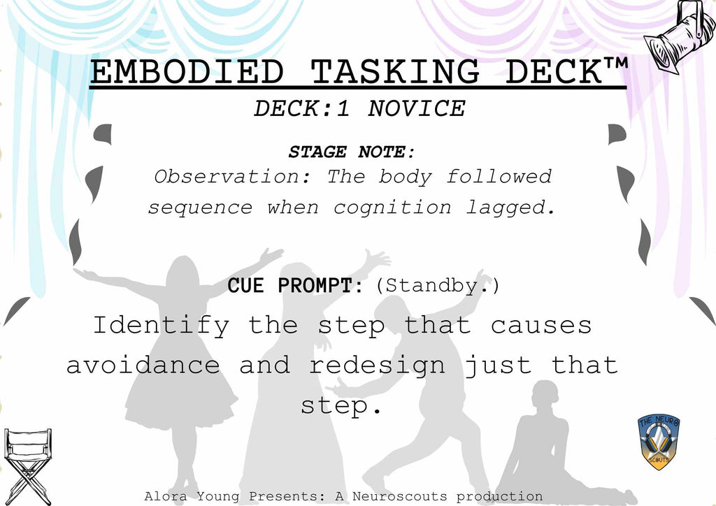 EMBODIED TASKING DECK:NOVICE
