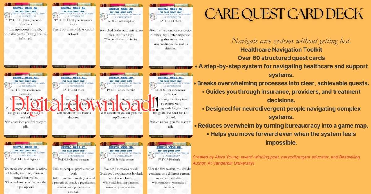 CARE QUEST CARD DECK