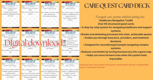 CARE QUEST CARD DECK