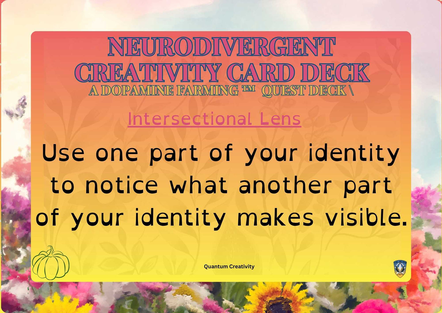 Neurodivergent Creativity Deck