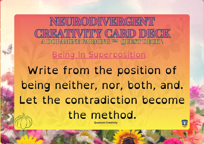 Neurodivergent Creativity Deck