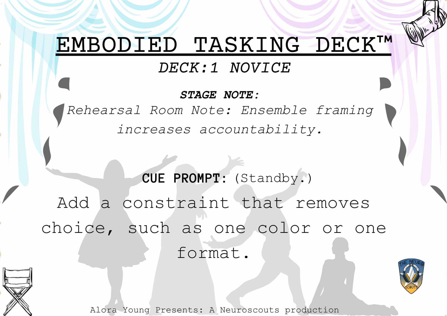 EMBODIED TASKING DECK:NOVICE