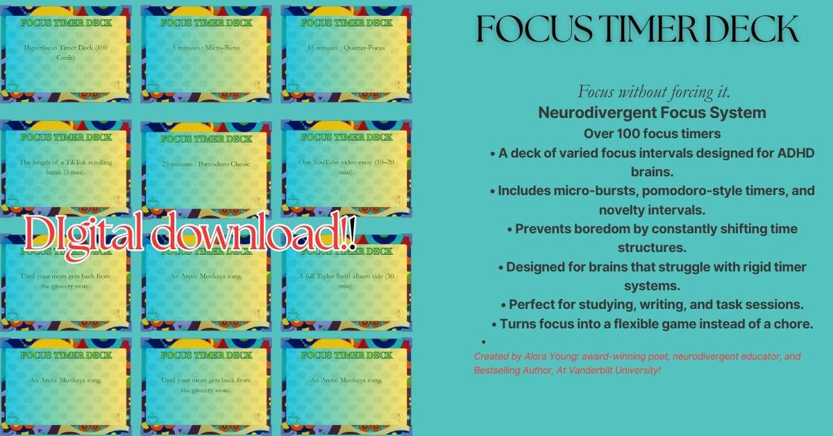 FOCUS TIMER DECK