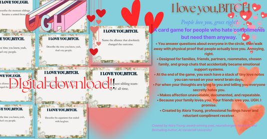 I love you, BIT*H, Card game